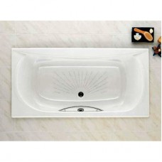 Ванна Roca Akira 170x85 см чугунная с ручками, подголовником A23257000R